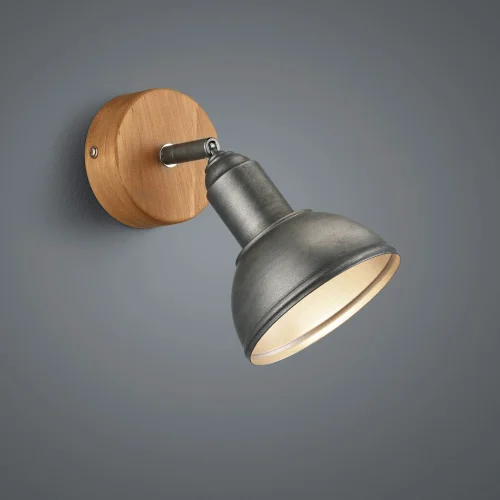 LÂMPADA DE PAREDE JANO METAL DE NÍQUEL ANTIGO