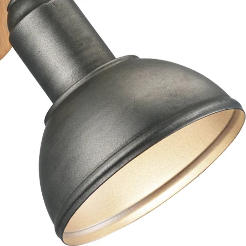 LÂMPADA DE PAREDE JANO METAL DE NÍQUEL ANTIGO