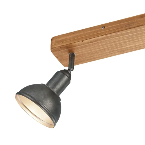 HOLOFOTES 3 LUZES JANO METAL NÍQUEL ANTIGO