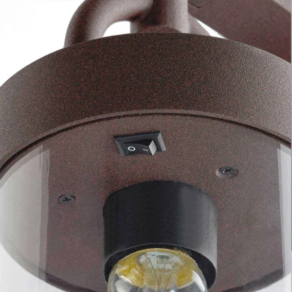MARROM BENILDA MARROM FAROL EXTERNO FERRUGEM