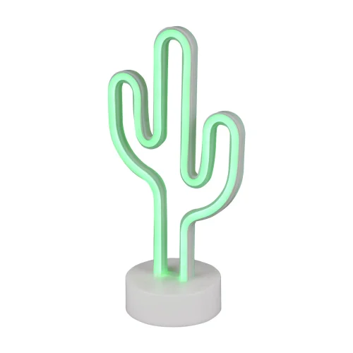 LÂMPADA DE MESA DECORATIVA CACTUS SMD LED 1W