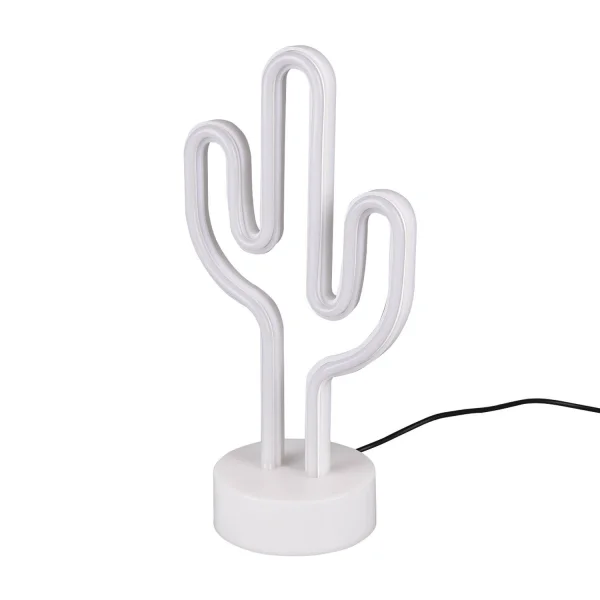 LÂMPADA DE MESA DECORATIVA CACTUS SMD LED 1W