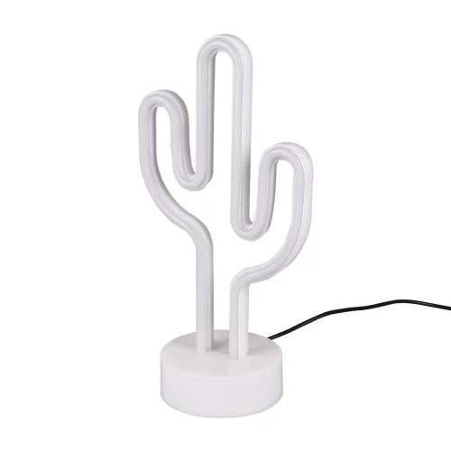 LÂMPADA DE MESA DECORATIVA CACTUS SMD LED 1W