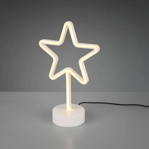 1W SMD LED ESTRELA LÂMPADA DE MESA DECORATIVA