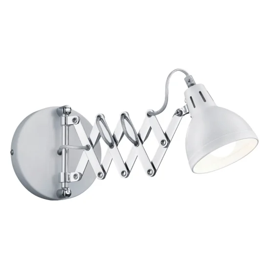 LÂMPADA DE PAREDE EDWARD METAL BRANCO 2