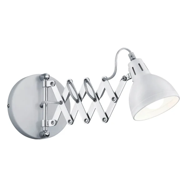 LÂMPADA DE PAREDE EDWARD METAL BRANCO