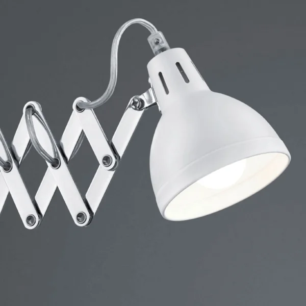 LÂMPADA DE PAREDE EDWARD METAL BRANCO