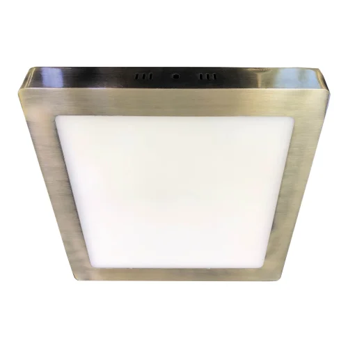 SUPERFÍCIE QUADRADA DE LUZ BAIXA LED 18W 4000K COURO
