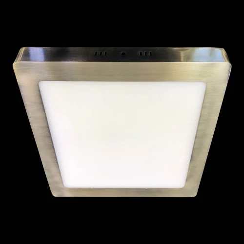 SUPERFÍCIE QUADRADA DE LUZ BAIXA LED 18W 4000K COURO