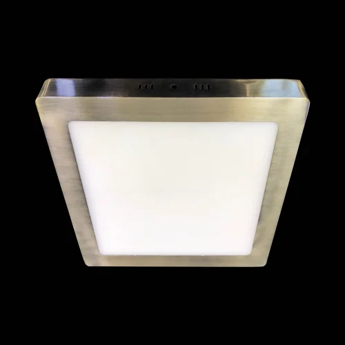 SUPERFÍCIE QUADRADA DE LUZ BAIXA LED 12W 4000K COURO
