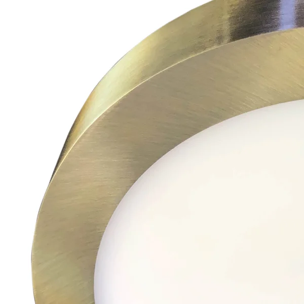 SUPERFÍCIE CIRCULAR DE LUZ BAIXA LED 6W 4000K COURO