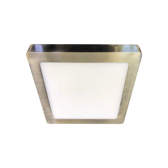 SUPERFÍCIE QUADRADA DE LUZ BAIXA LED 6W 4000K COURO