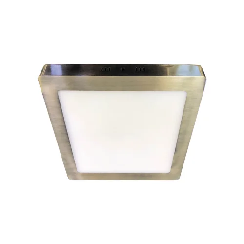 SUPERFÍCIE QUADRADA DE LUZ BAIXA LED 6W 4000K COURO SUPERFÍCIE QUADRADA DE LUZ BAIXA LED 6W 4000K COURO