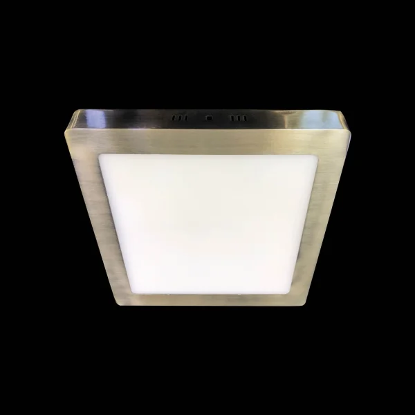 SUPERFÍCIE QUADRADA DE LUZ BAIXA LED 6W 4000K COURO SUPERFÍCIE QUADRADA DE LUZ BAIXA LED 6W 4000K COURO