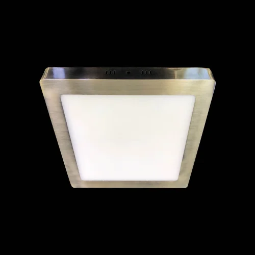 SUPERFÍCIE QUADRADA DE LUZ BAIXA LED 6W 4000K COURO