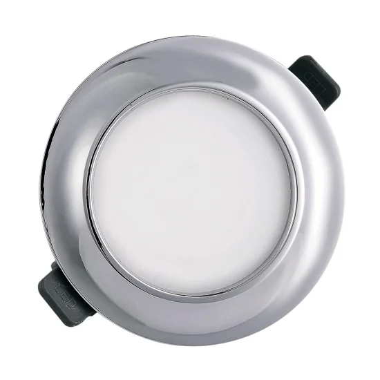 LED CIRCULAR LUZ DE BAIXA 9W CROMO