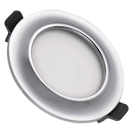 LED CIRCULAR LUZ DE BAIXA 9W CROMO 2