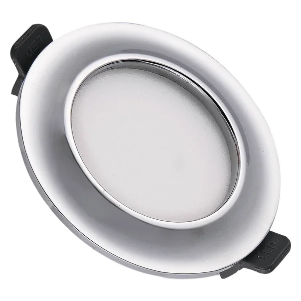 LED CIRCULAR LUZ DE BAIXA 9W CROMO
