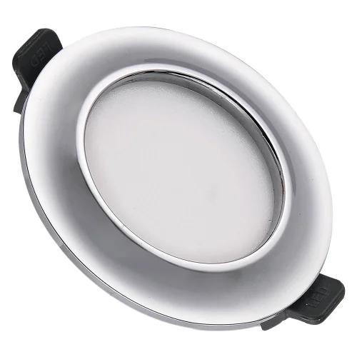 LED CIRCULAR LUZ DE BAIXA 9W CROMO