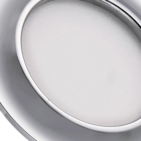 LED CIRCULAR LUZ DE BAIXA 9W CROMO