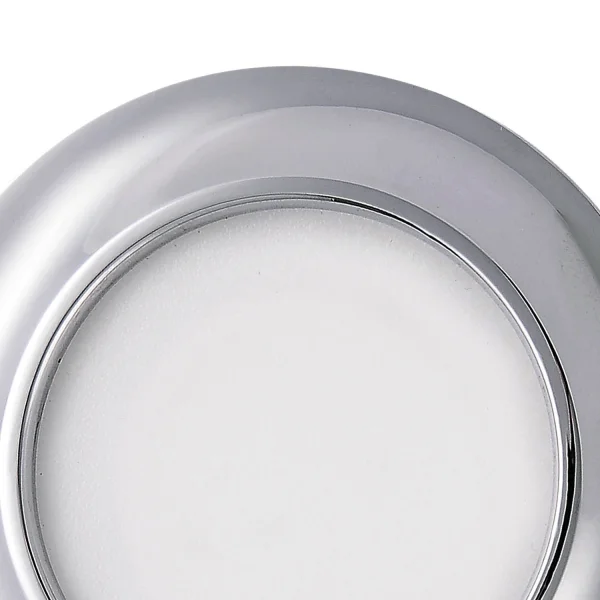 LED CIRCULAR LUZ DE BAIXA 9W CROMO
