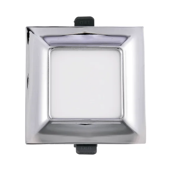 MINIDOWNLIGHT LED QUADRADO 5W CROMO