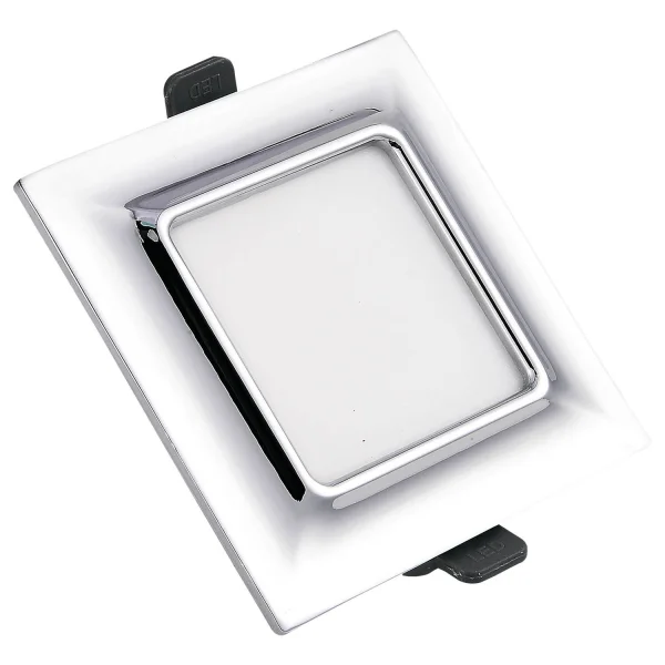 MINIDOWNLIGHT LED QUADRADO 5W CROMO