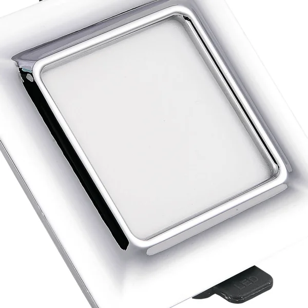 MINIDOWNLIGHT LED QUADRADO 5W CROMO