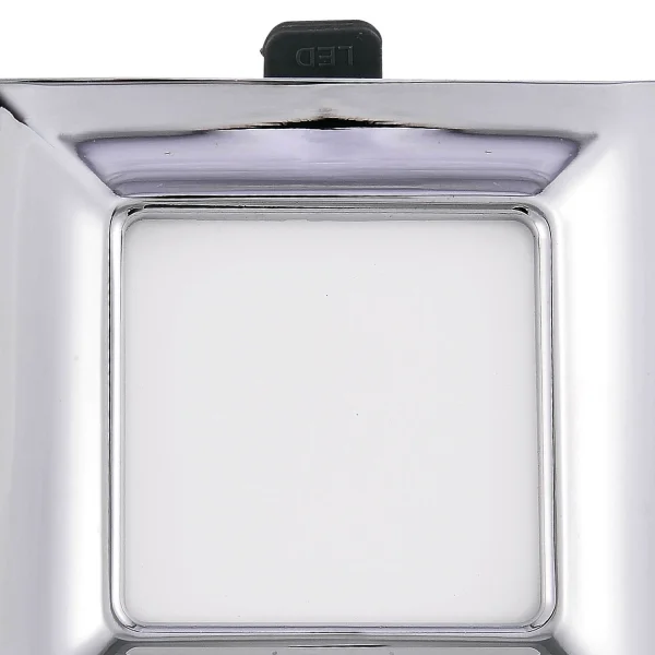 MINIDOWNLIGHT LED QUADRADO 5W CROMO