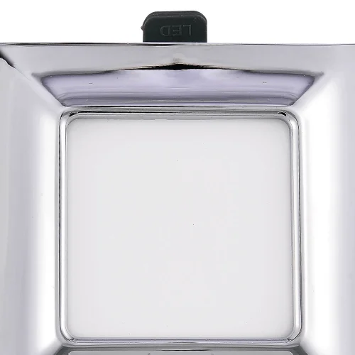 MINIDOWNLIGHT LED QUADRADO 5W CROMO