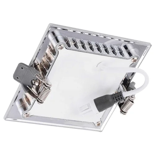 MINIDOWNLIGHT LED QUADRADO 5W CROMO
