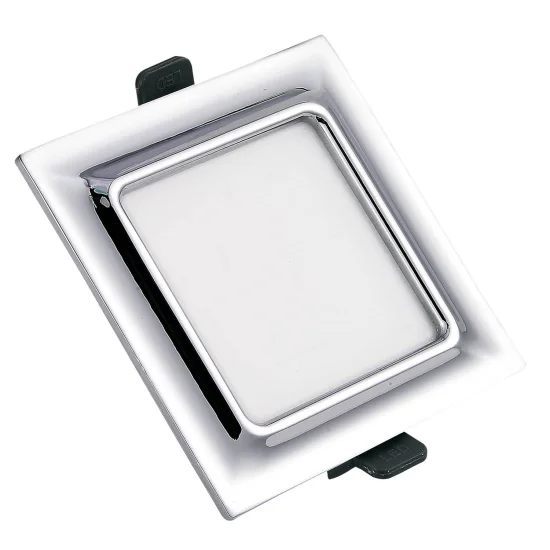 DOWNLIGHT LED QUADRADO 9W CROMO 2