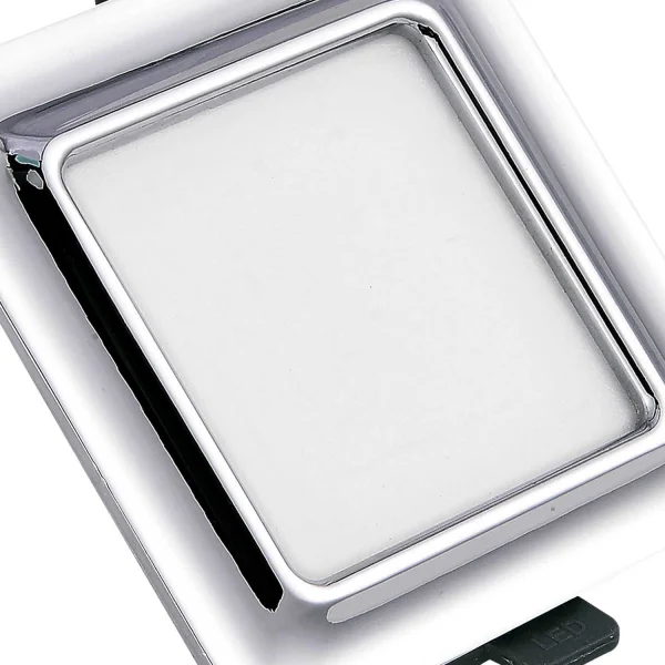 DOWNLIGHT LED QUADRADO 9W CROMO