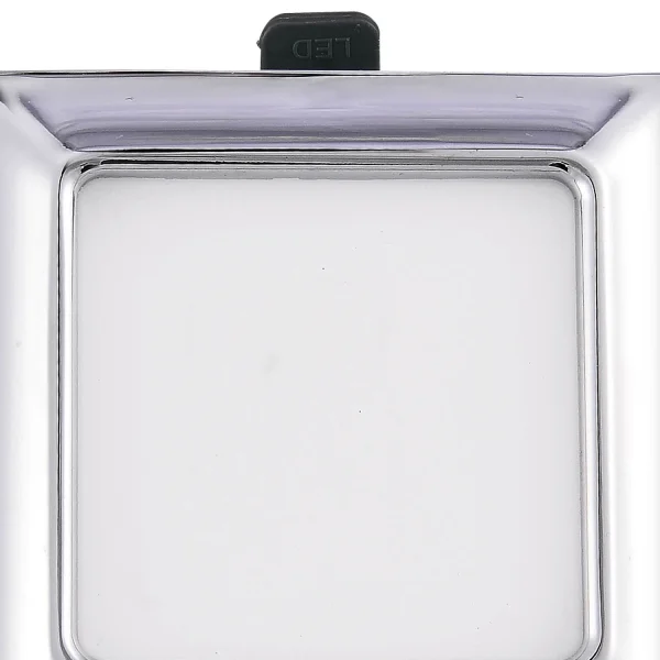 DOWNLIGHT LED QUADRADO 9W CROMO