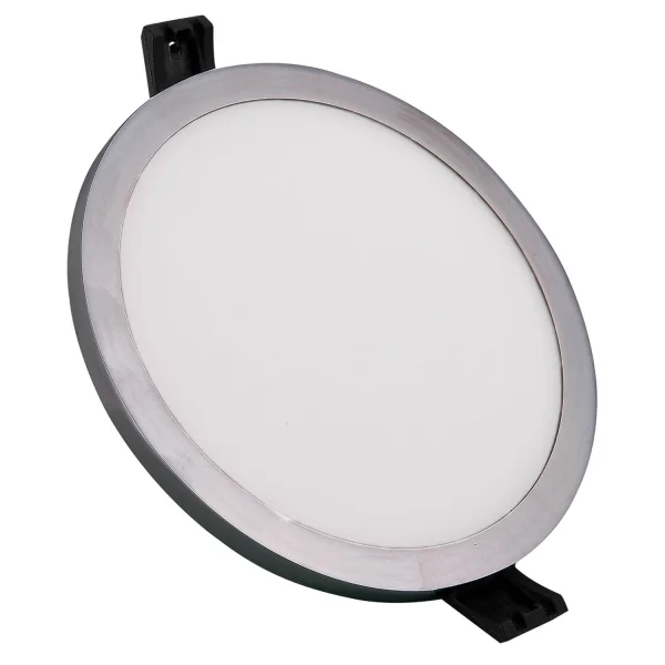 LED CIRCULAR LUZ DE BAIXA 9W CROMO