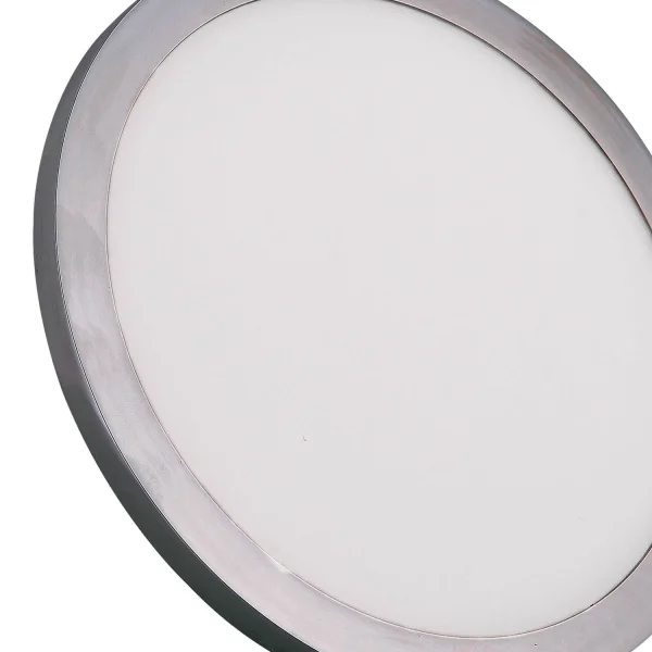 LED CIRCULAR LUZ DE BAIXA 9W CROMO