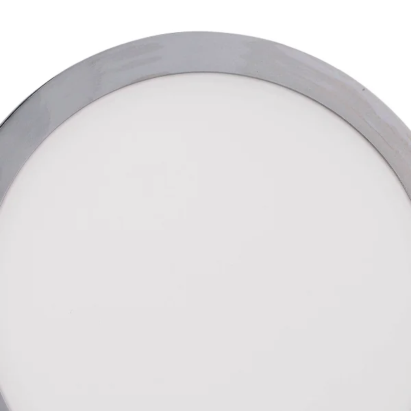 LED CIRCULAR LUZ DE BAIXA 9W CROMO
