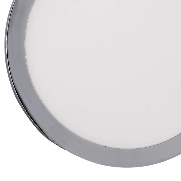 LED CIRCULAR LUZ DE BAIXA 9W CROMO