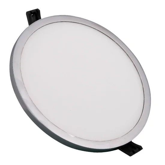 LUZ DE BAIXA LED CIRCULAR 18W CROMO 2