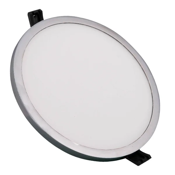 LUZ DE BAIXA LED CIRCULAR 18W CROMO