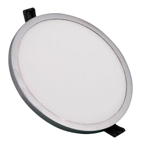 LUZ DE BAIXA LED CIRCULAR 18W CROMO