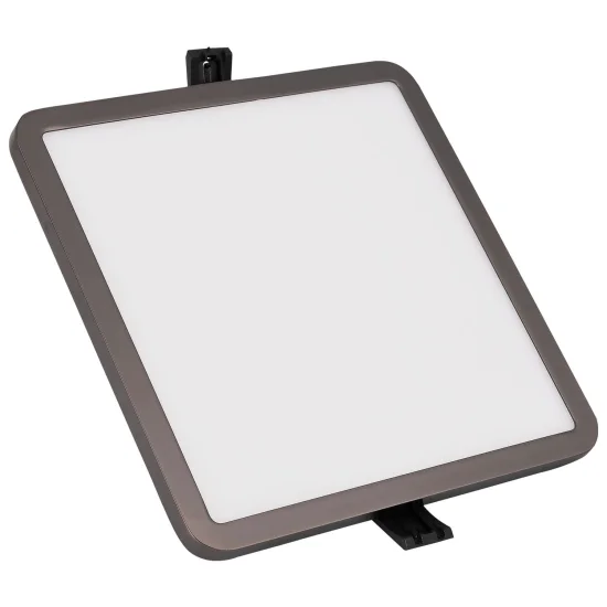 MINIDOWNLIGHT LED QUADRADO 18W GRAFITE 2