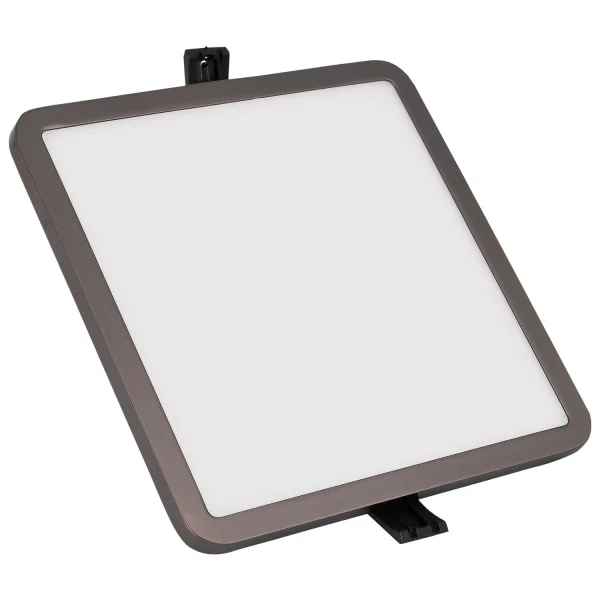 MINIDOWNLIGHT LED QUADRADO 18W GRAFITE