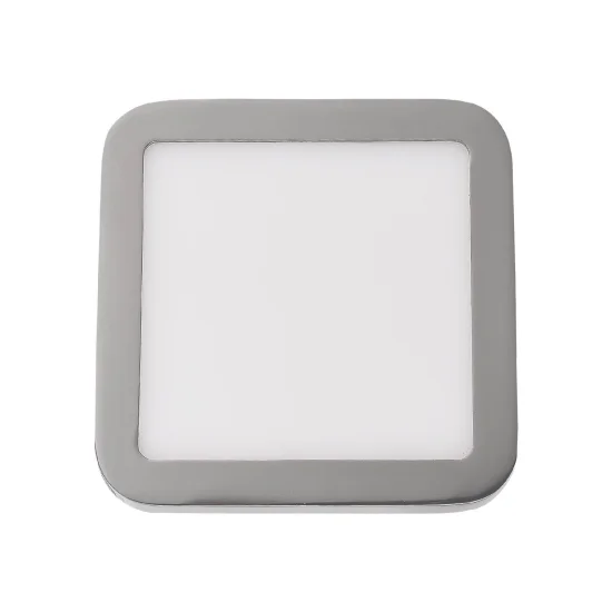 MINIDOWNLIGHT LED QUADRADO 6W CROMO