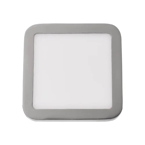 MINIDOWNLIGHT LED QUADRADO 6W CROMO