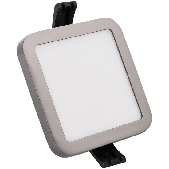 MINIDOWNLIGHT LED QUADRADO 6W CROMO 2