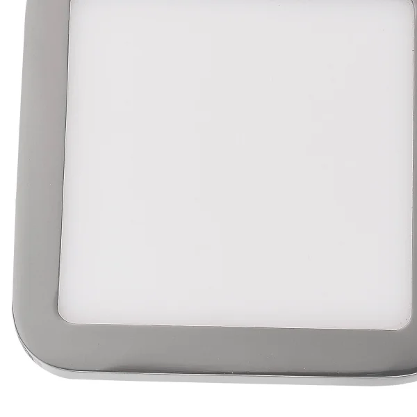 MINIDOWNLIGHT LED QUADRADO 6W CROMO