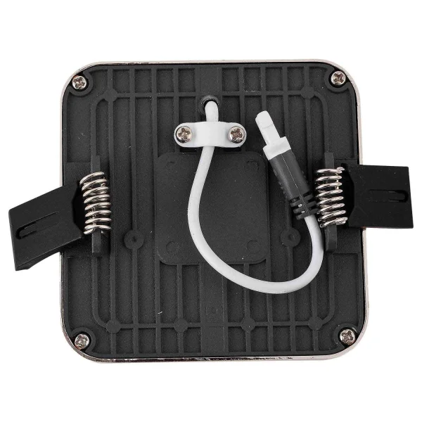 MINIDOWNLIGHT LED QUADRADO 6W CROMO