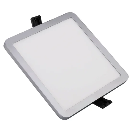 MINIDOWNLIGHT LED QUADRADO 9W CROMO 2