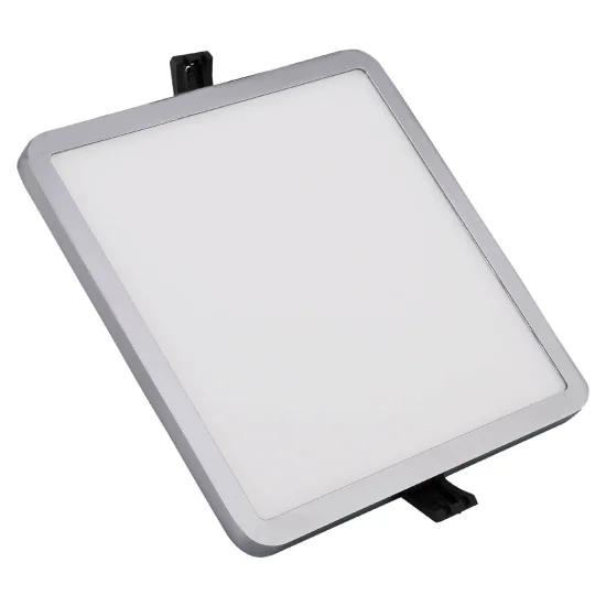 MINIDOWNLIGHT LED QUADRADO 18W CROMO 2